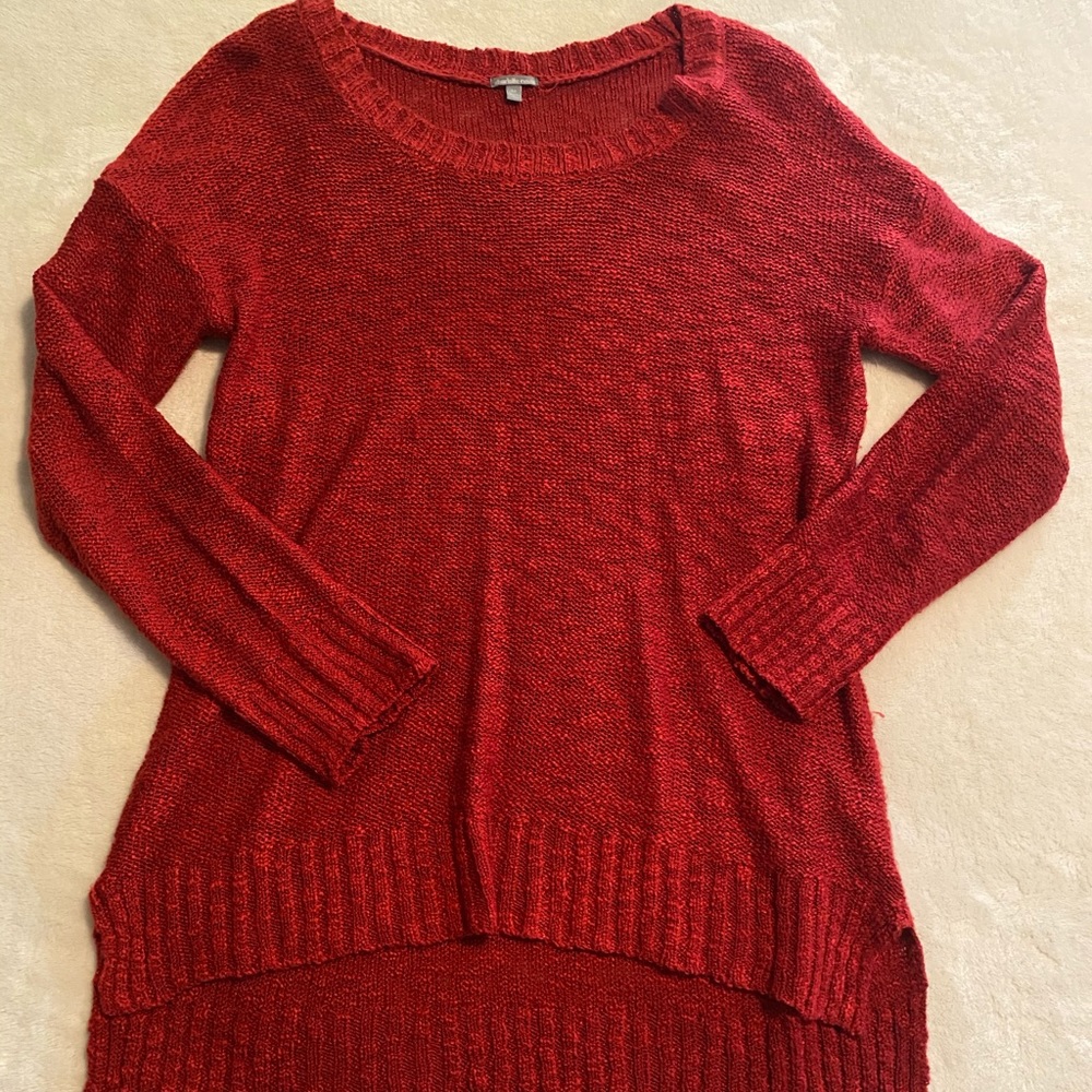 Red sweater
